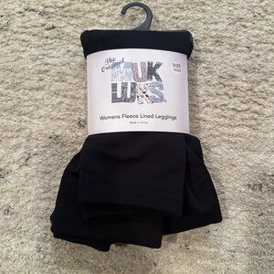 Muk Luks Black Fleece Lined Leggings